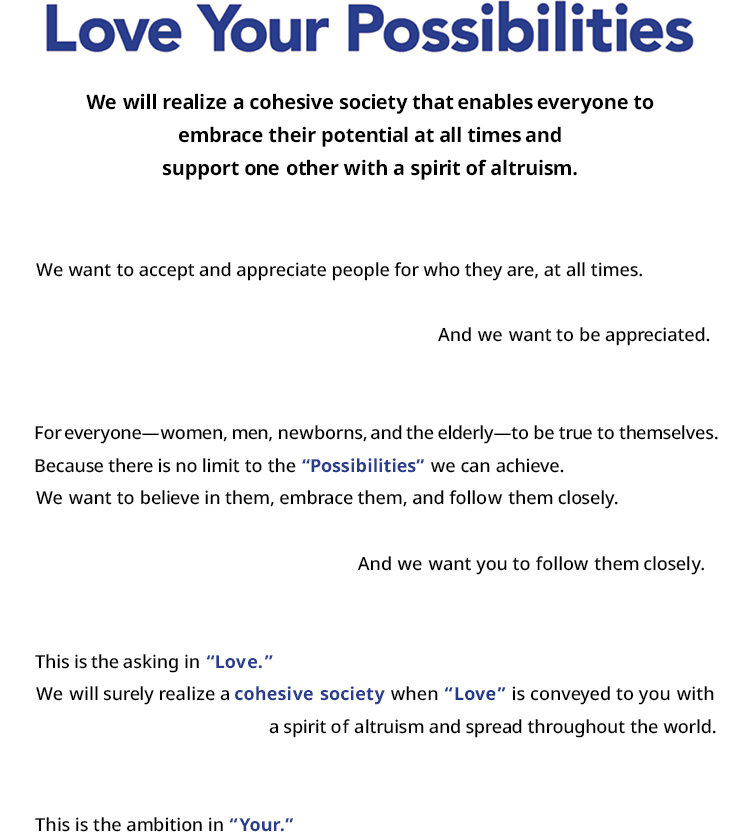 Love Your Possibilities