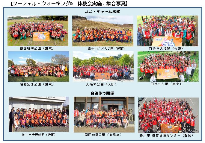 【ソーシャル・ウォーキング&reg;　体験会実施:集合写真】