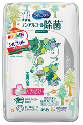 植物由来の原料を容器に使用『シルコット&reg; ウェットティッシュ』ムーミン デザイン
