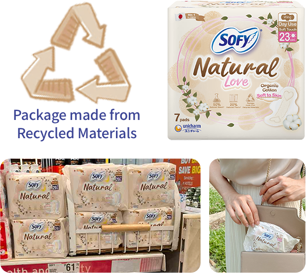 Package made from Recycled Materials